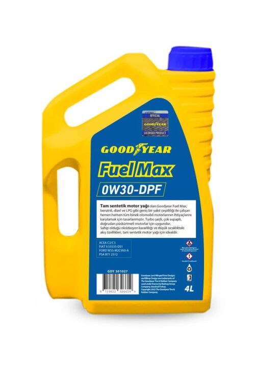 Goodyear Fuel Max 0W30 4 liter engine oil with particles - 2