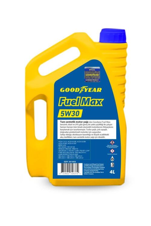 Goodyear Fuel Max 5W30-Partical 4 Liter engine Oil - 3