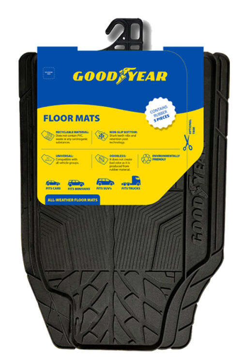 Goodyear compatible with all vehicles Universal 3D pool car mat - 1